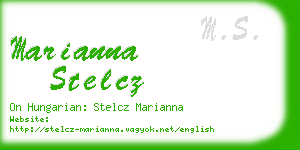 marianna stelcz business card